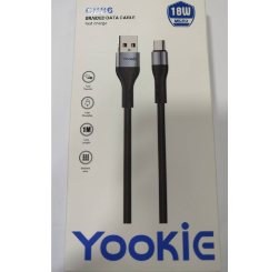 Yookie Smart Charging Micro Cable CB86_ 18W Black